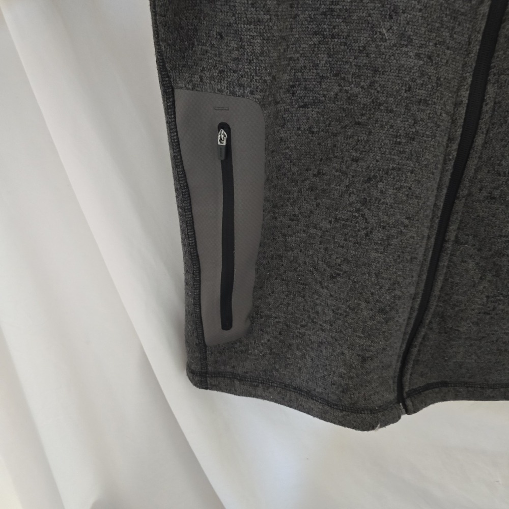 KUIU Men's L Gray Base Camp High Loft Sweater Fleece Full Zip Jacket Hunting - Picture 5 of 13